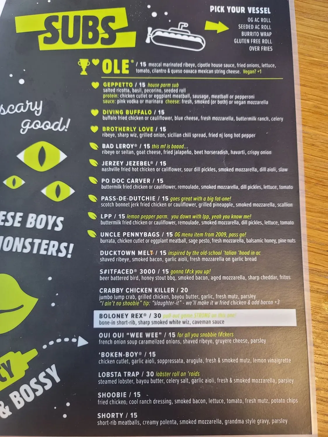 Menu 3