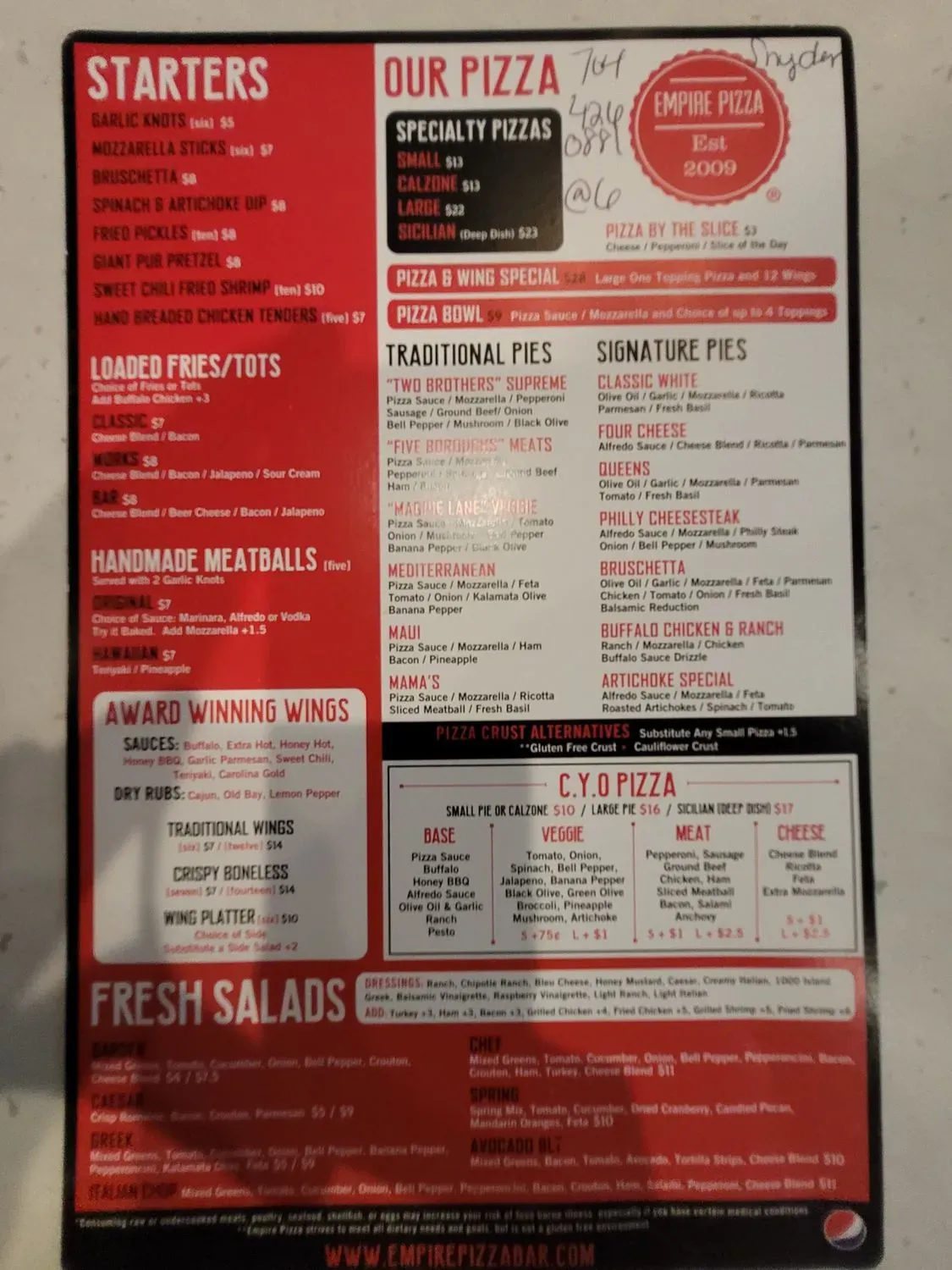 Menu 3