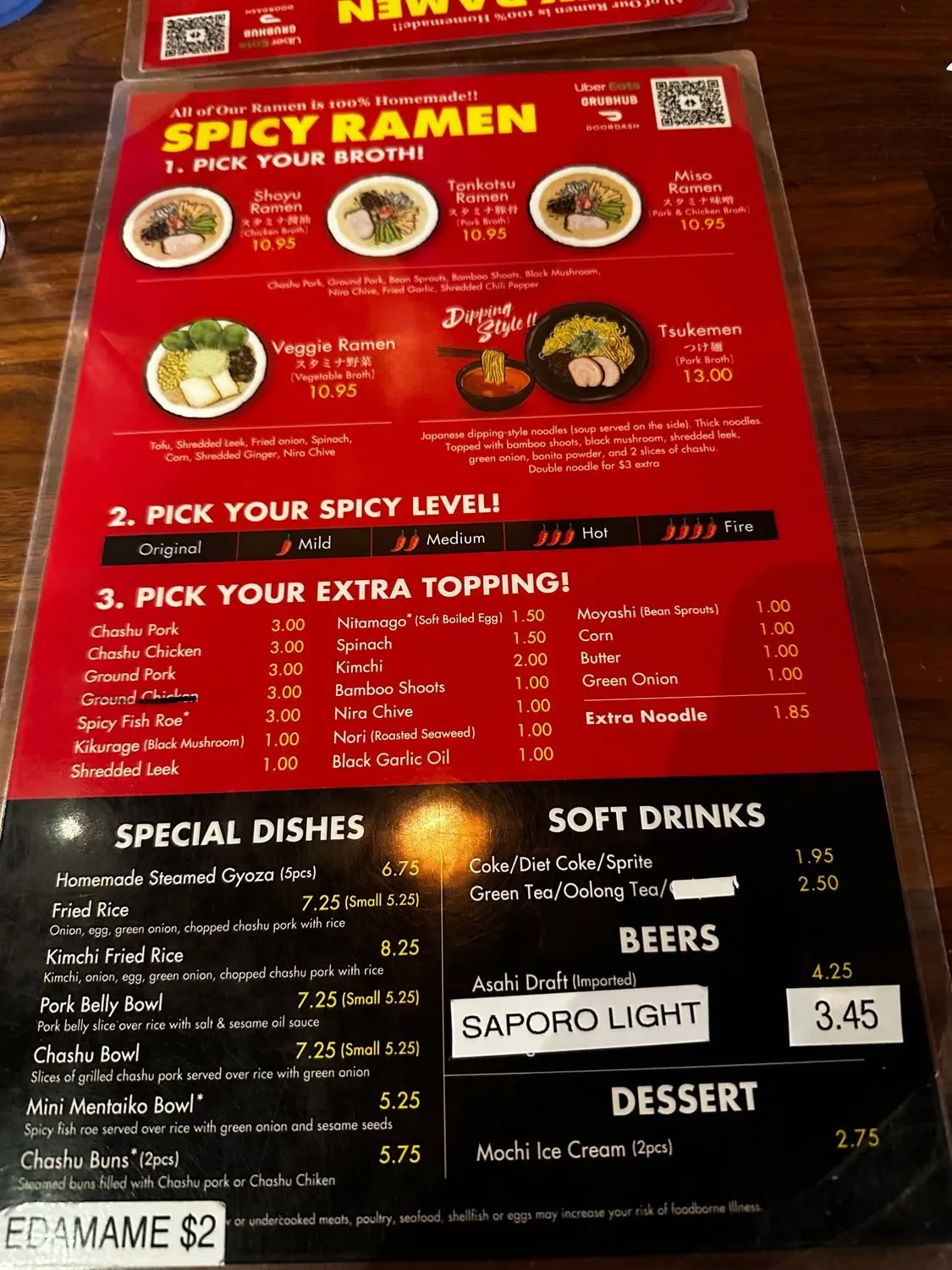 Menu 5