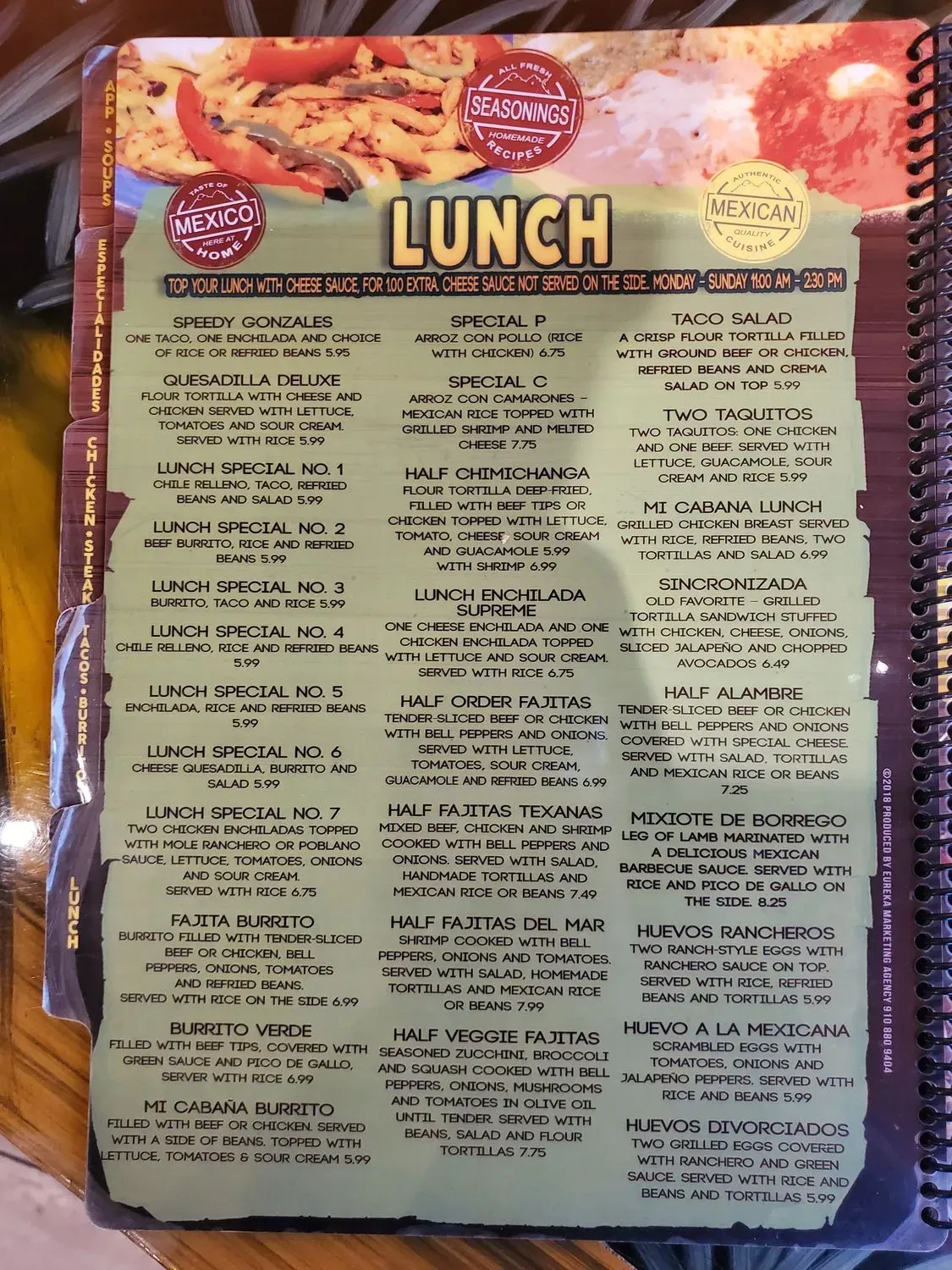 Menu 5