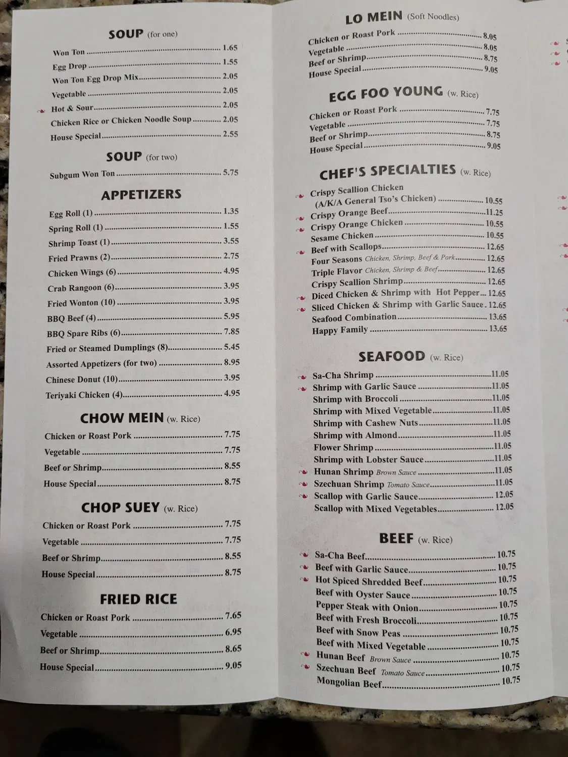 Menu 2