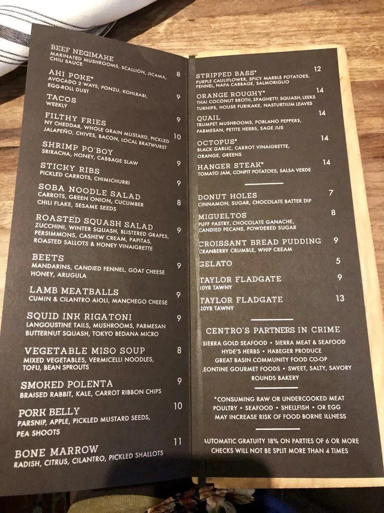 Menu 2