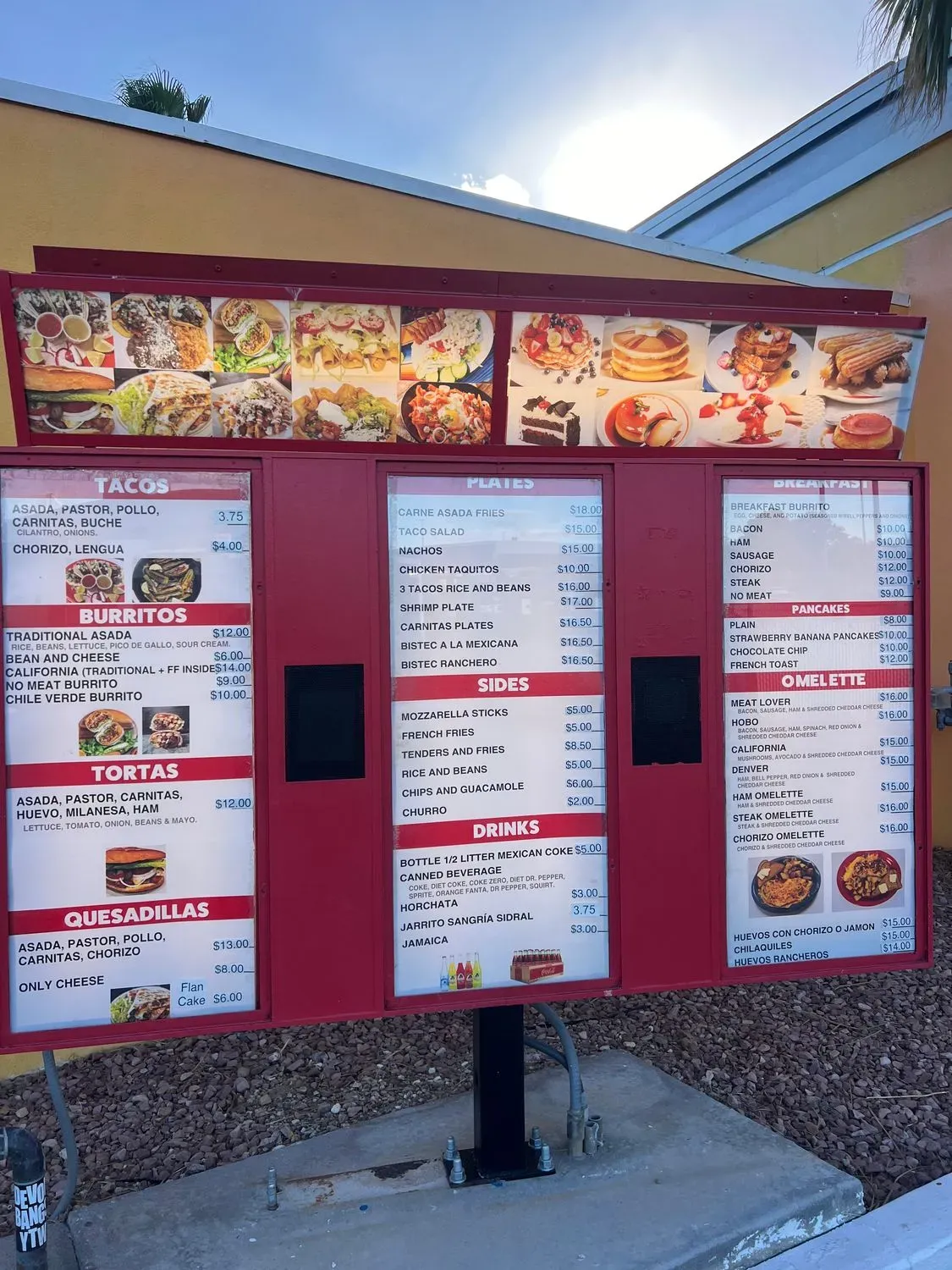 Alex's Mexican Grill Menu - Updated October 2025