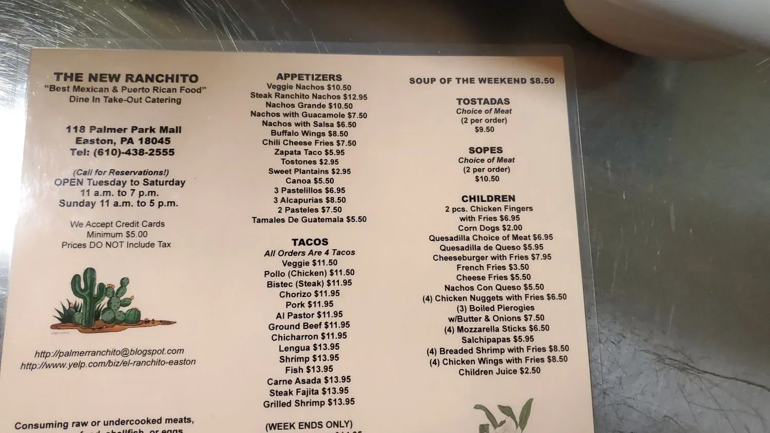 Menu 4