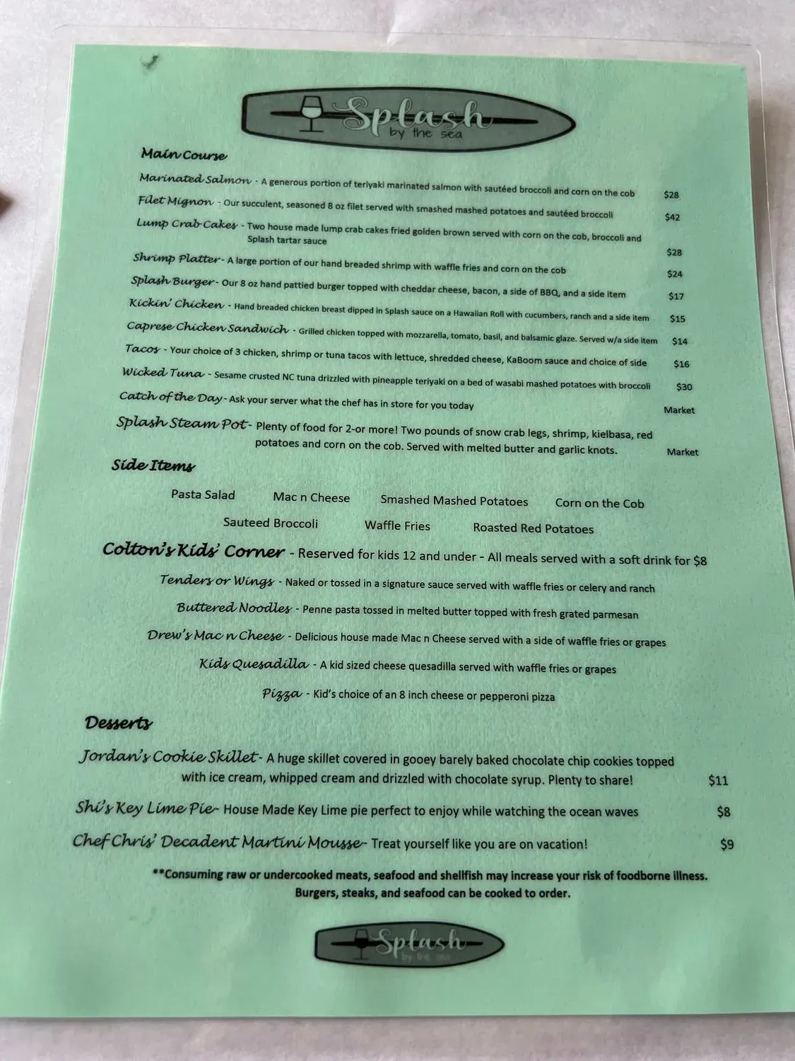 Menu 6