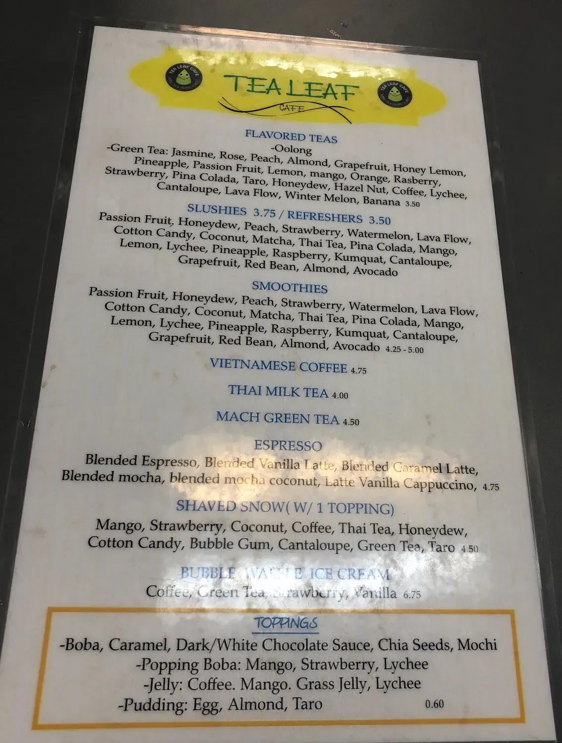 Menu 3