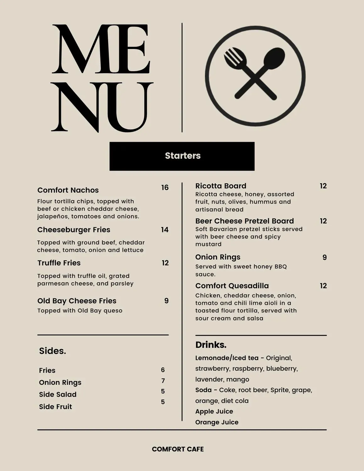 Menu 3