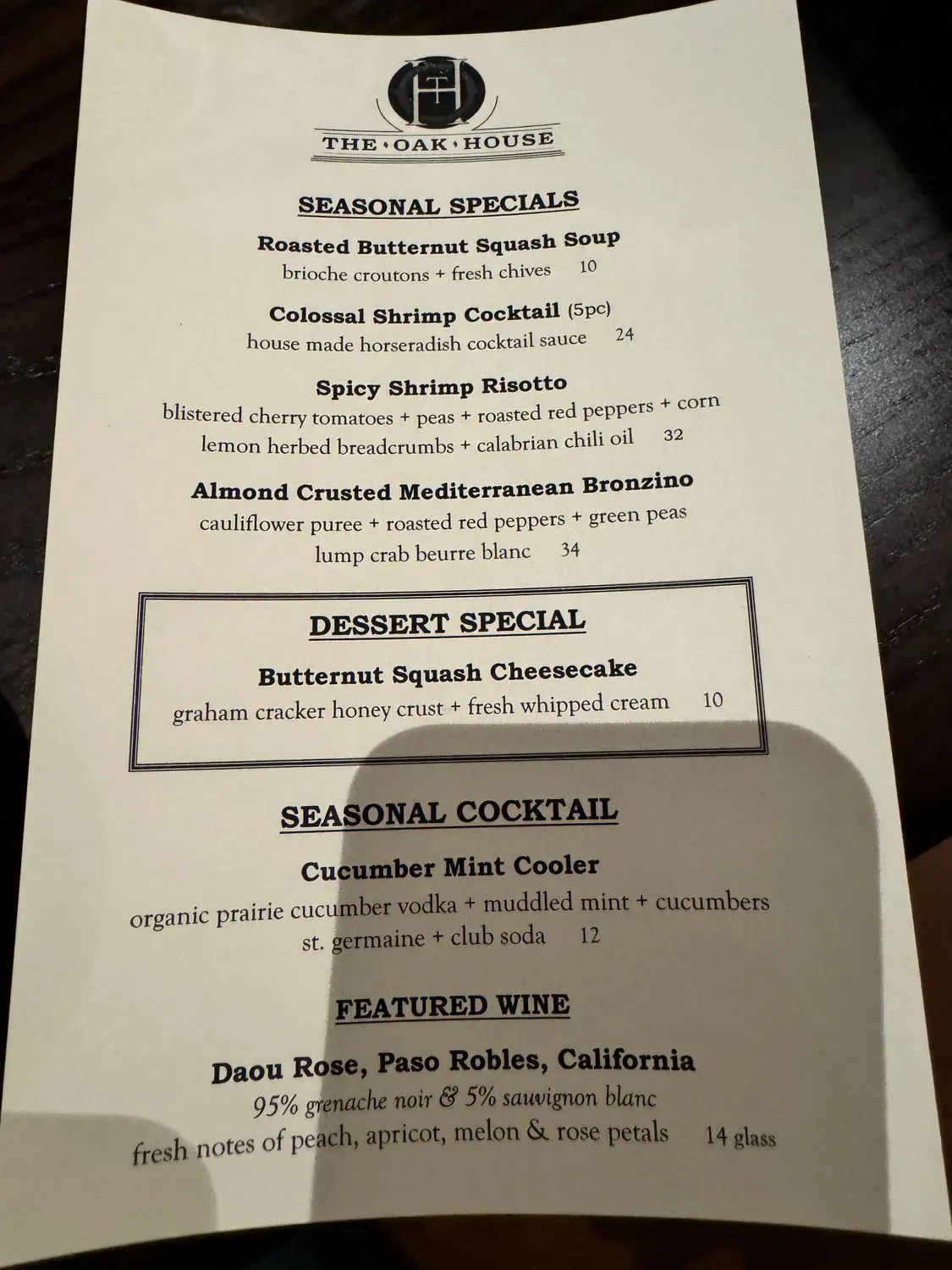 Menu 4