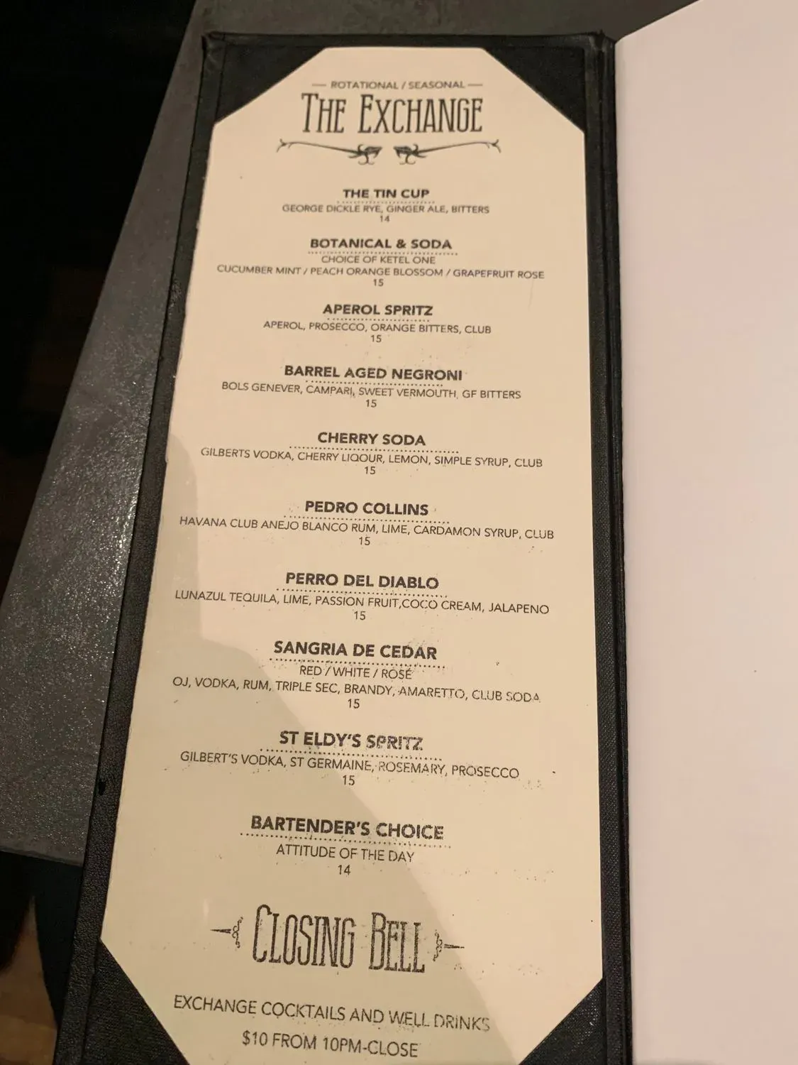 Menu 6