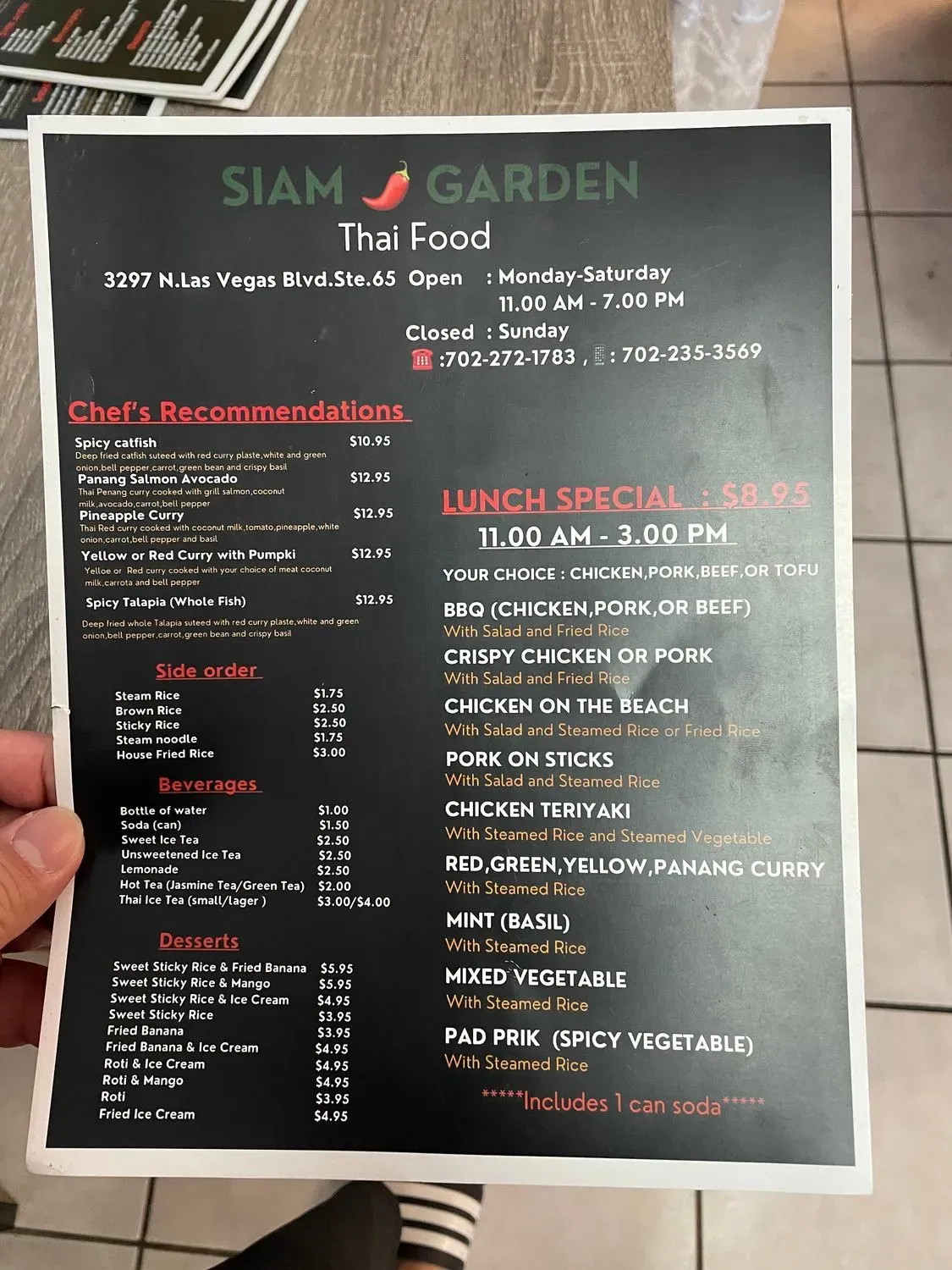 Menu 5