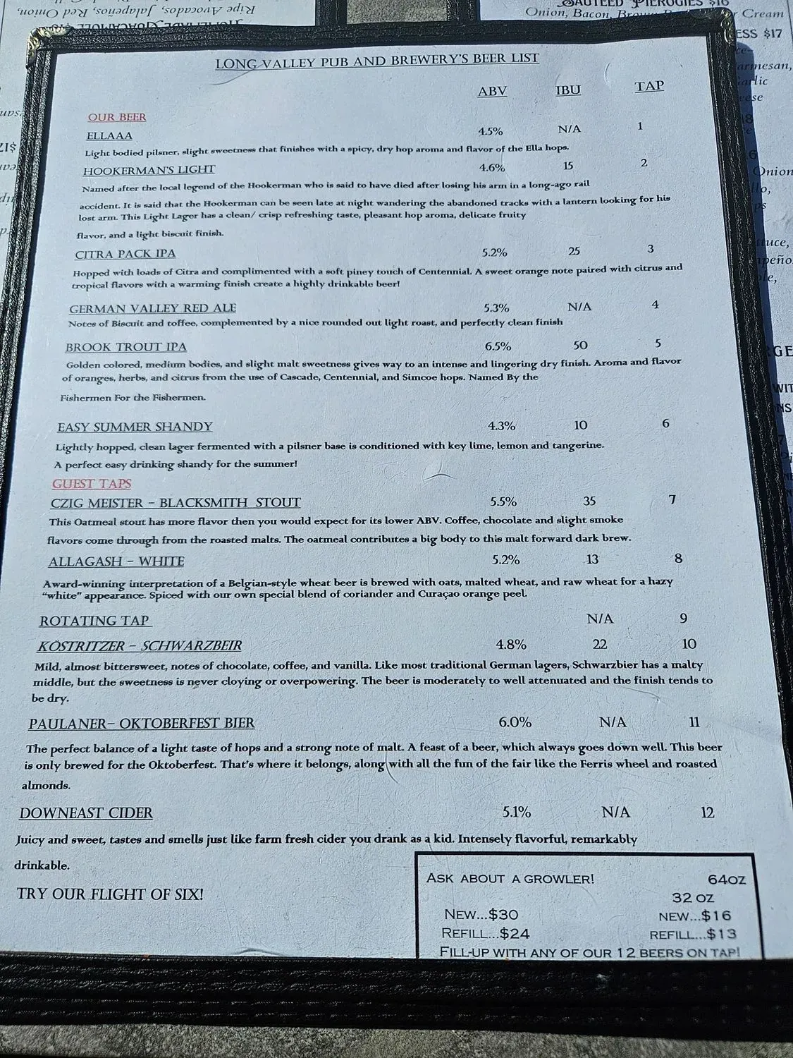 Menu 6