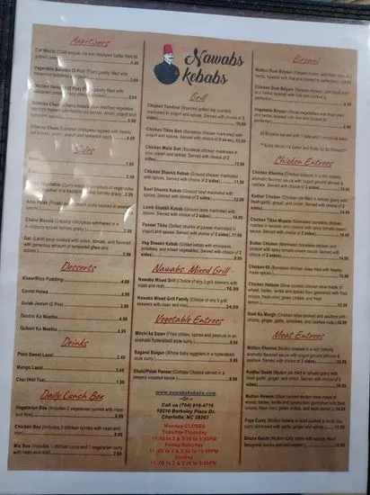 Menu 4