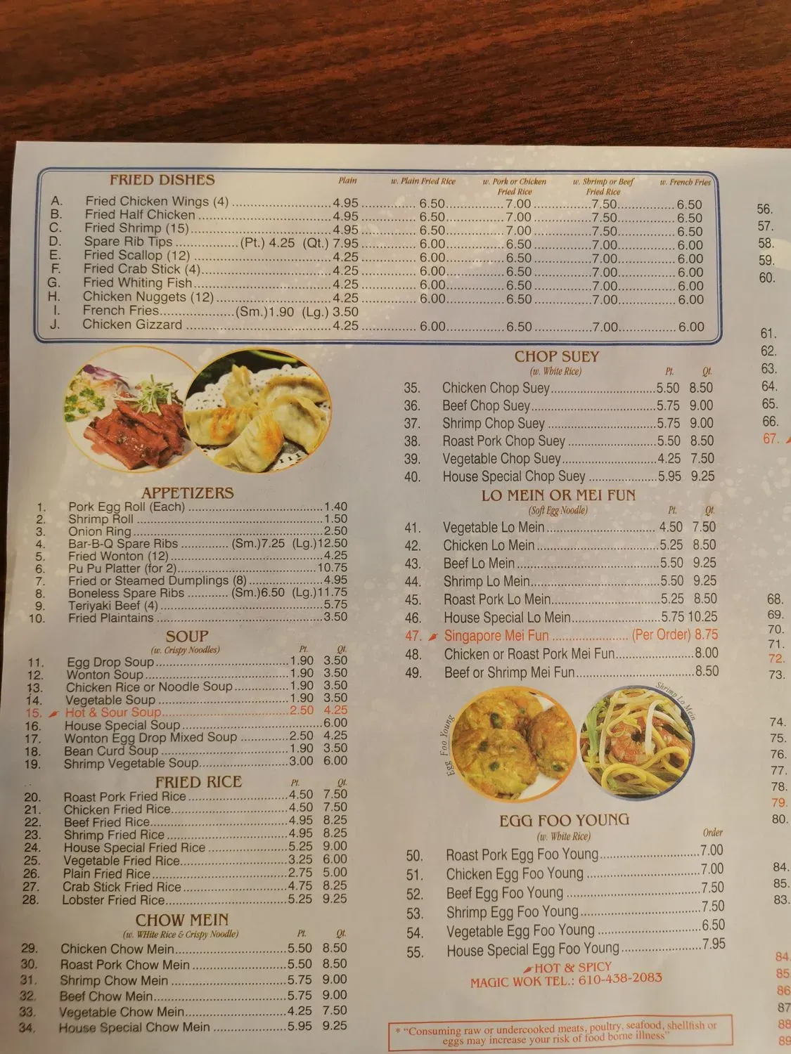 Menu 6