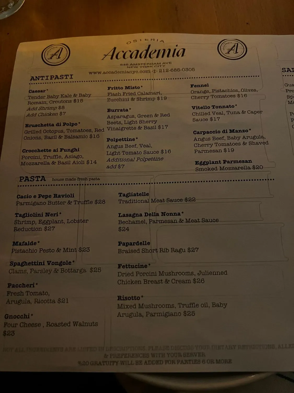 Menu 4