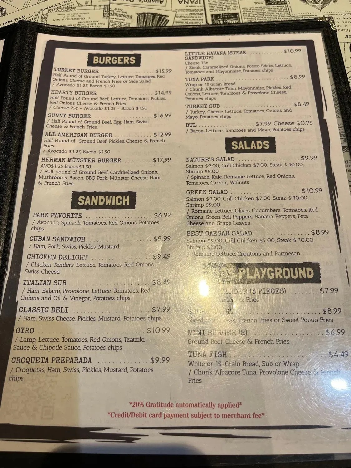 Menu 2