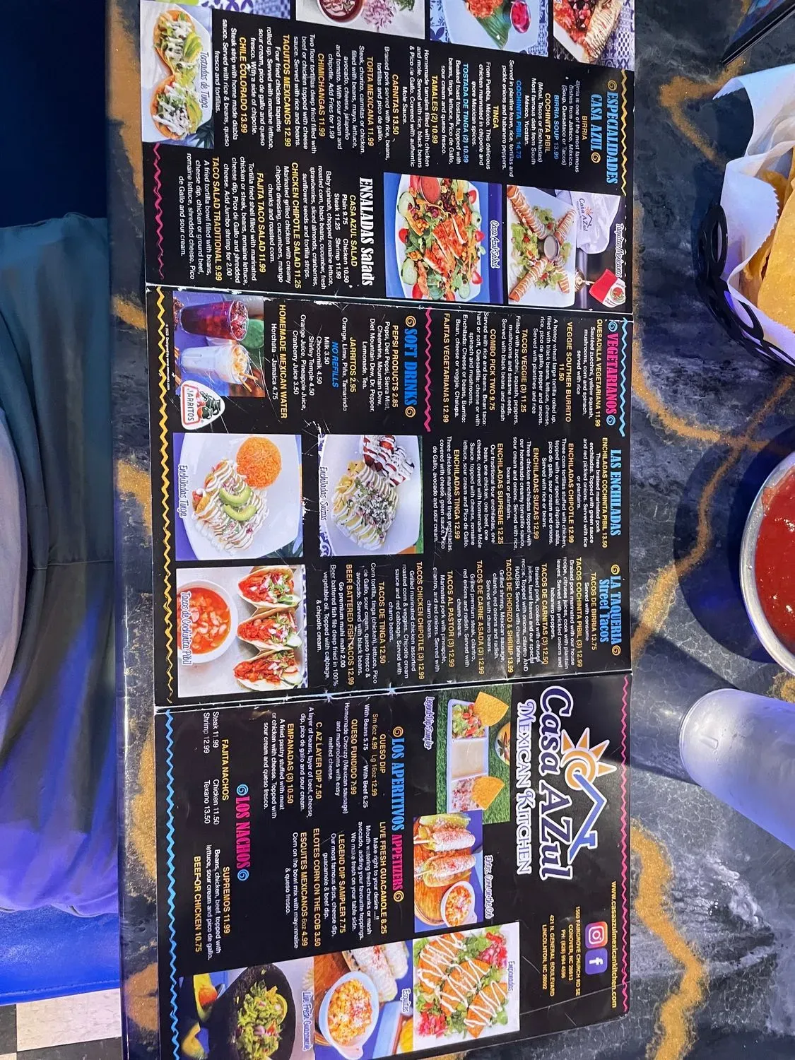 Casa Azul Mexican Kitchen Lincolnton Menu - Updated October 2025