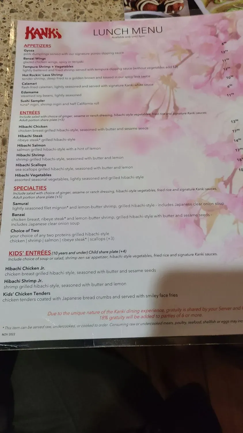 Menu 2