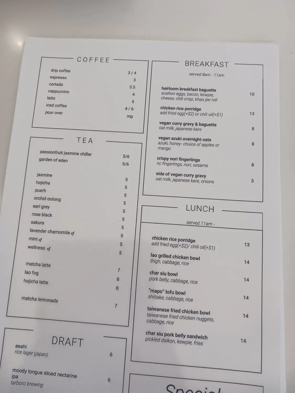 Menu 4