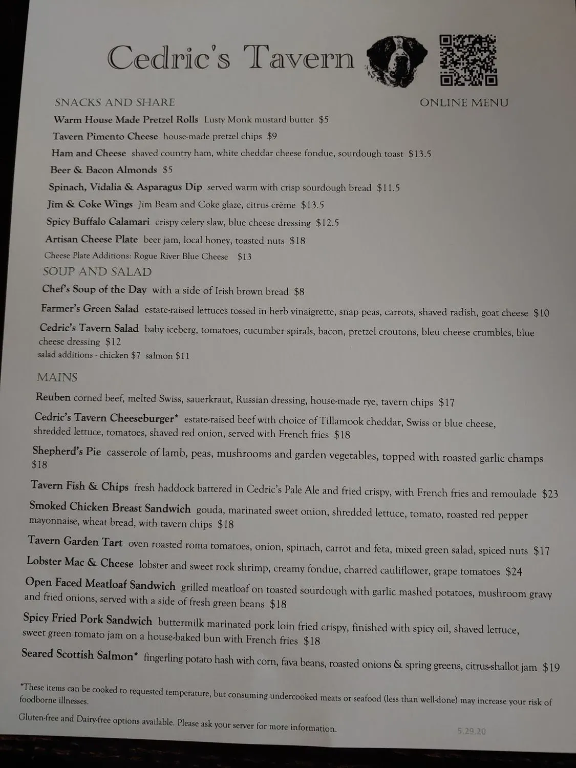 Menu 6