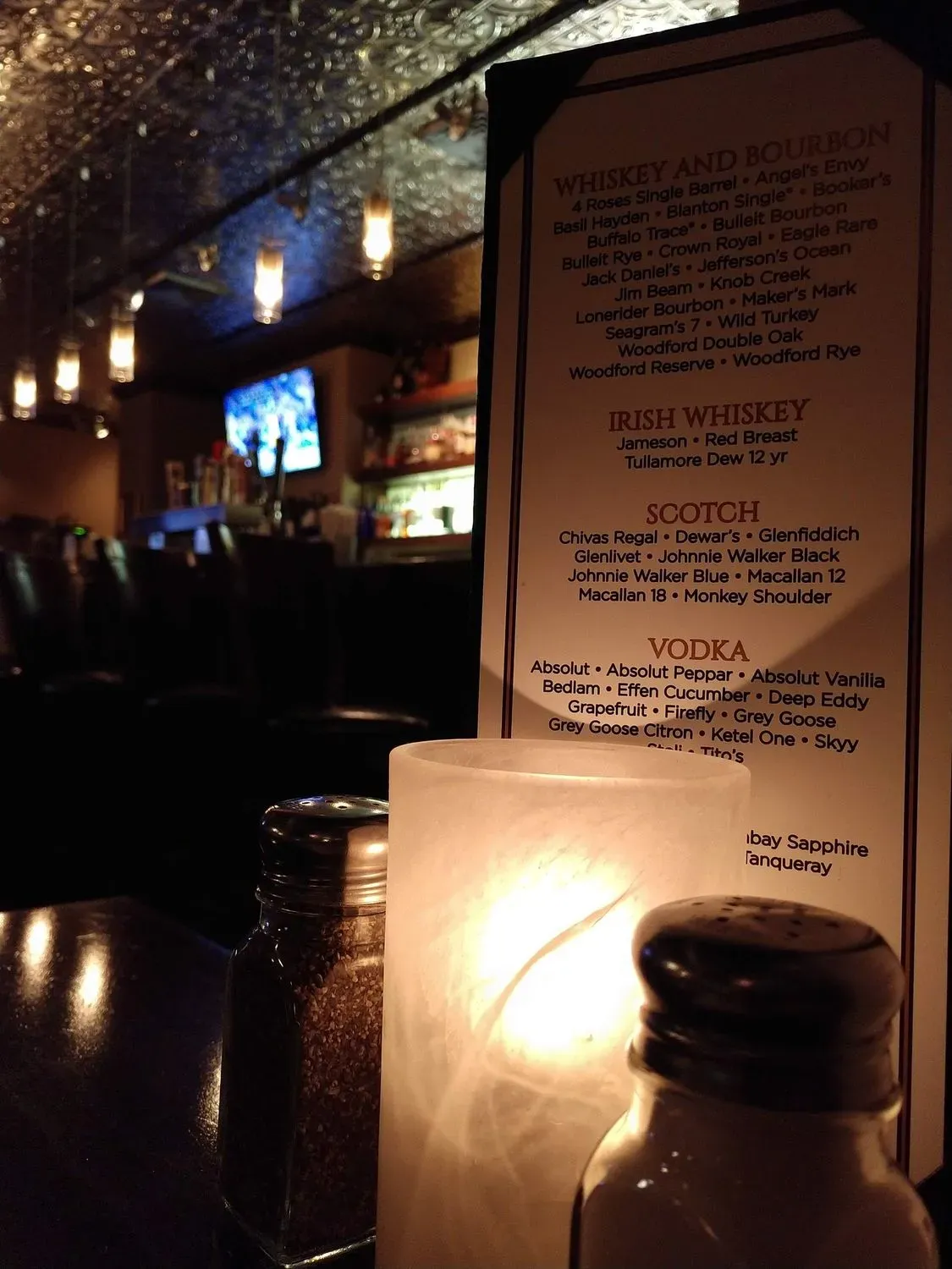 Jeffrey Adams on Fourth Menu - Updated October 2025