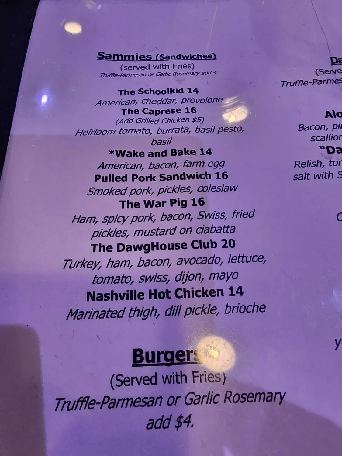 Menu 3