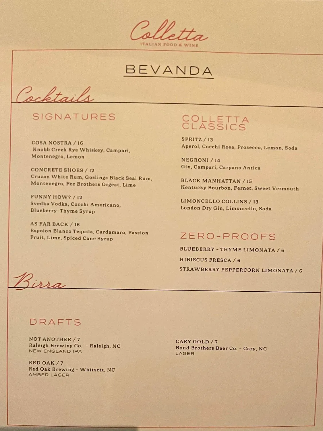 Menu 2