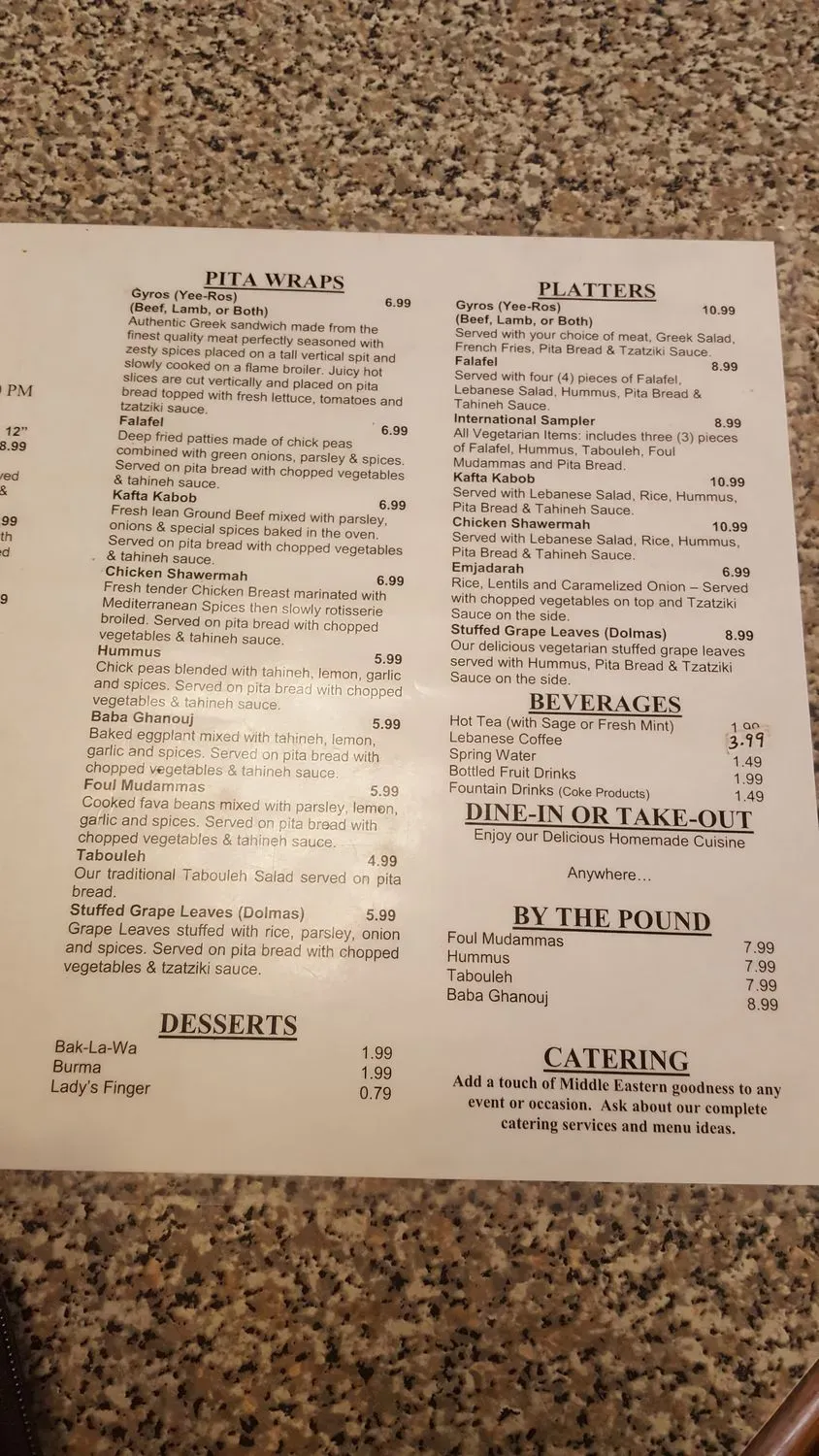 Menu 4