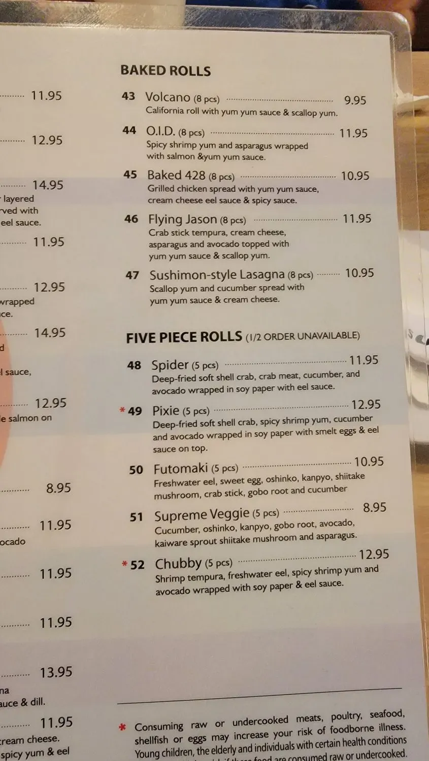 Menu 6