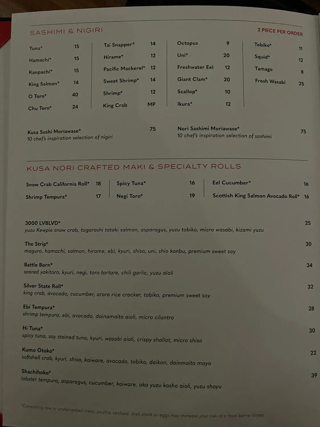 Menu 6