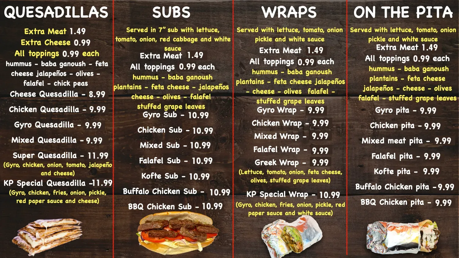 Menu 2