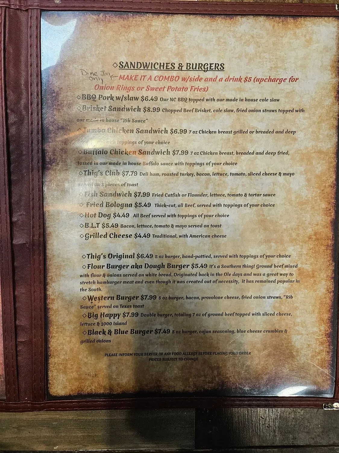 Menu 4