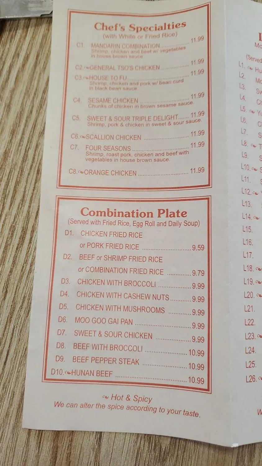 Menu 4