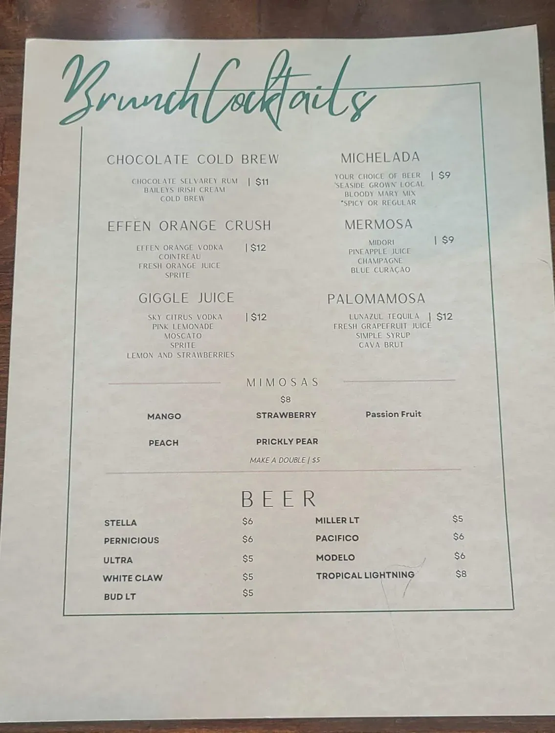 Menu 4