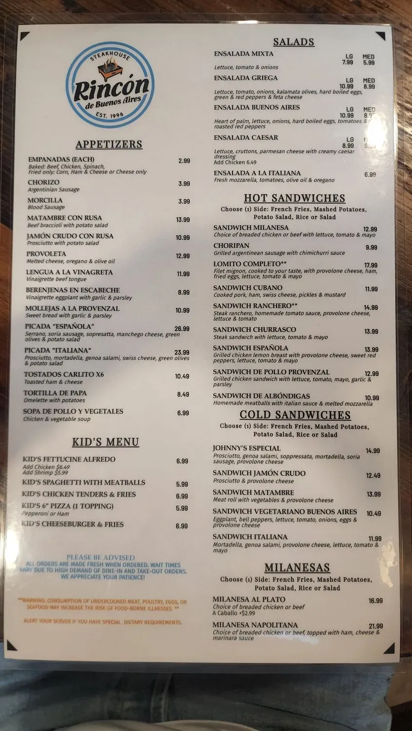 Menu 3