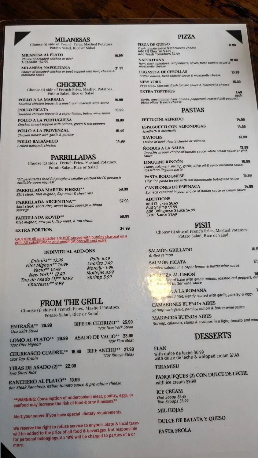 Menu 4