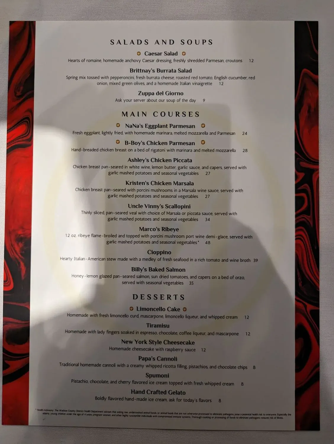 Menu 4