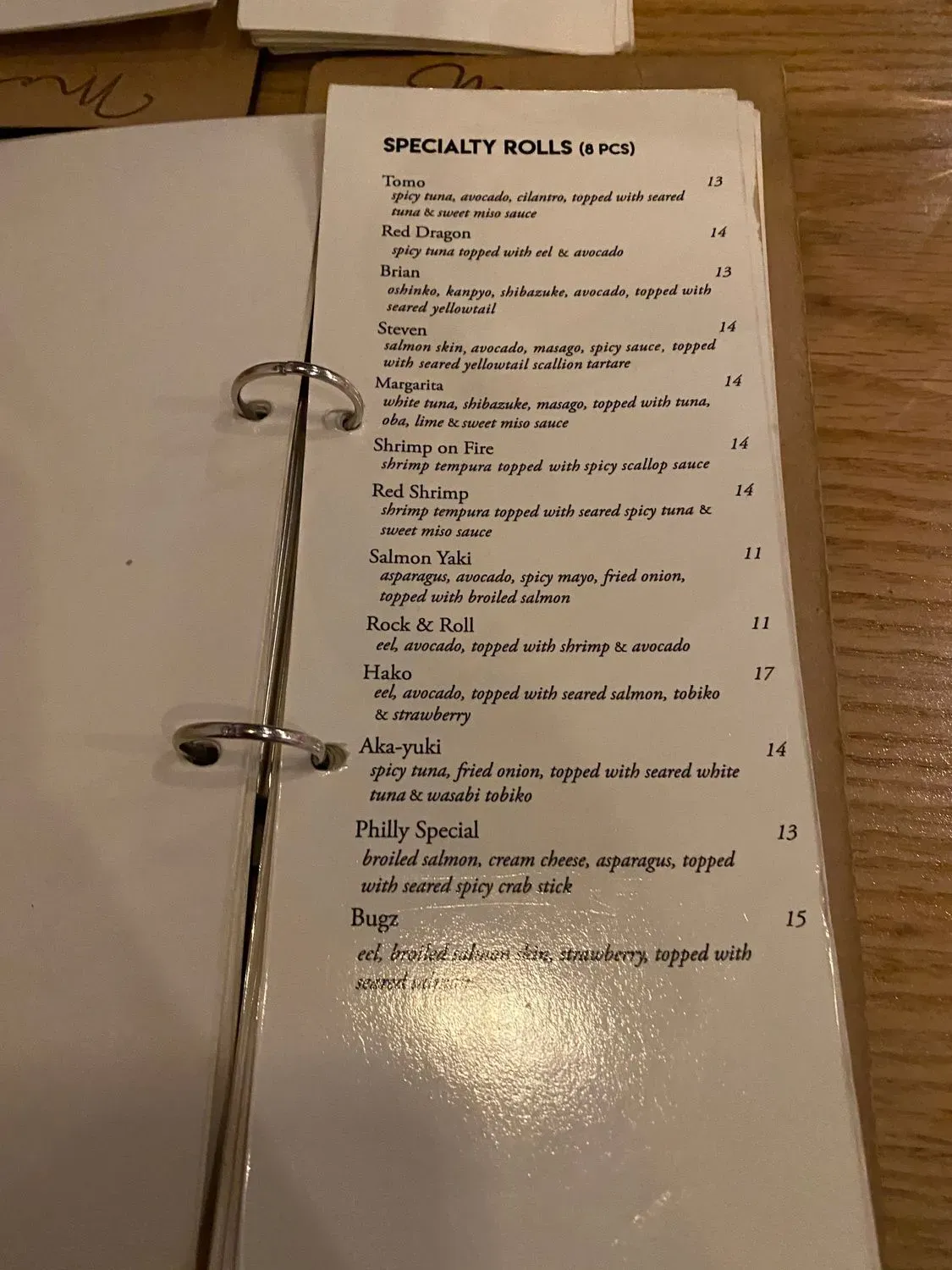 Menu 3