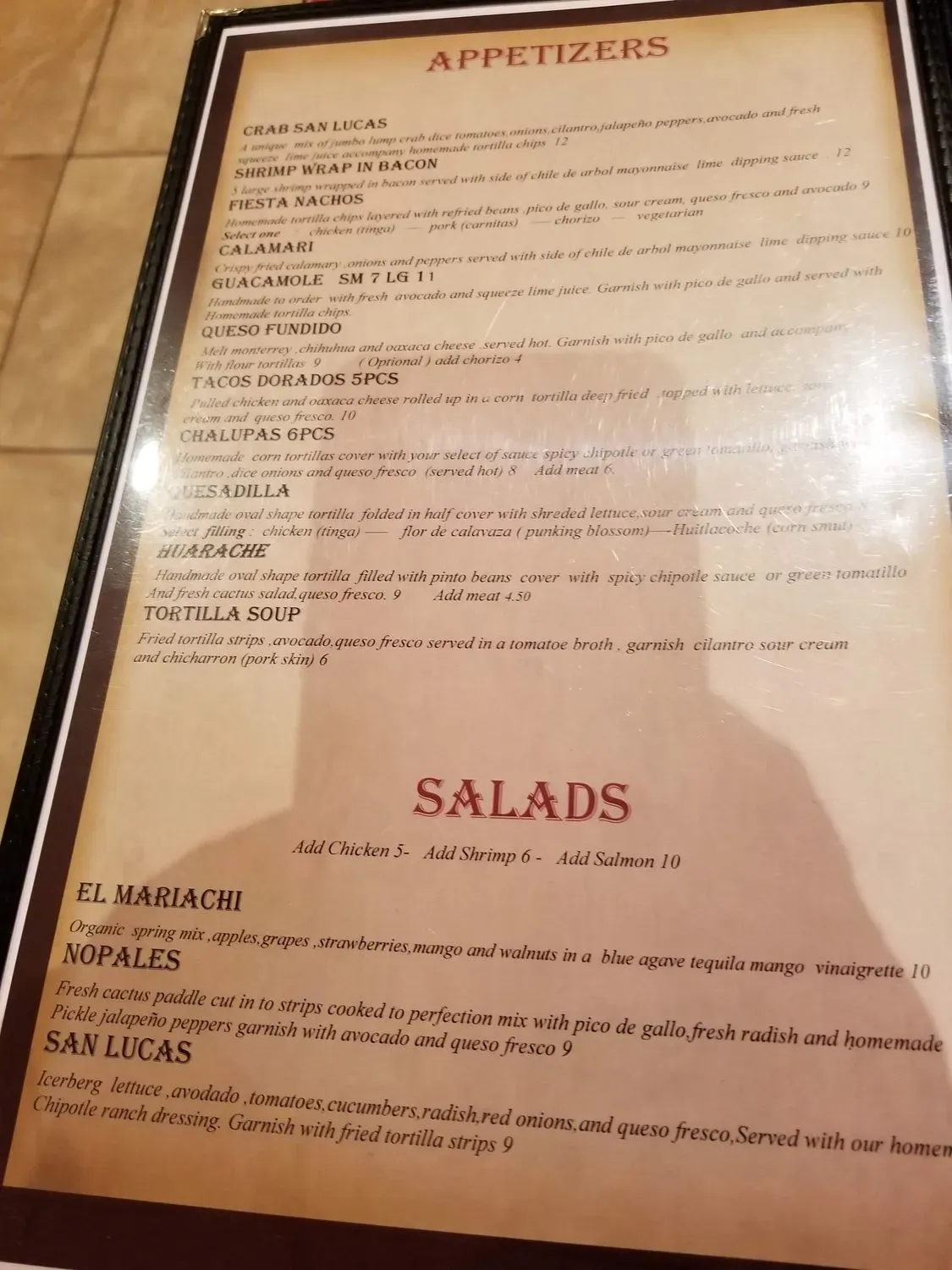 Menu 4