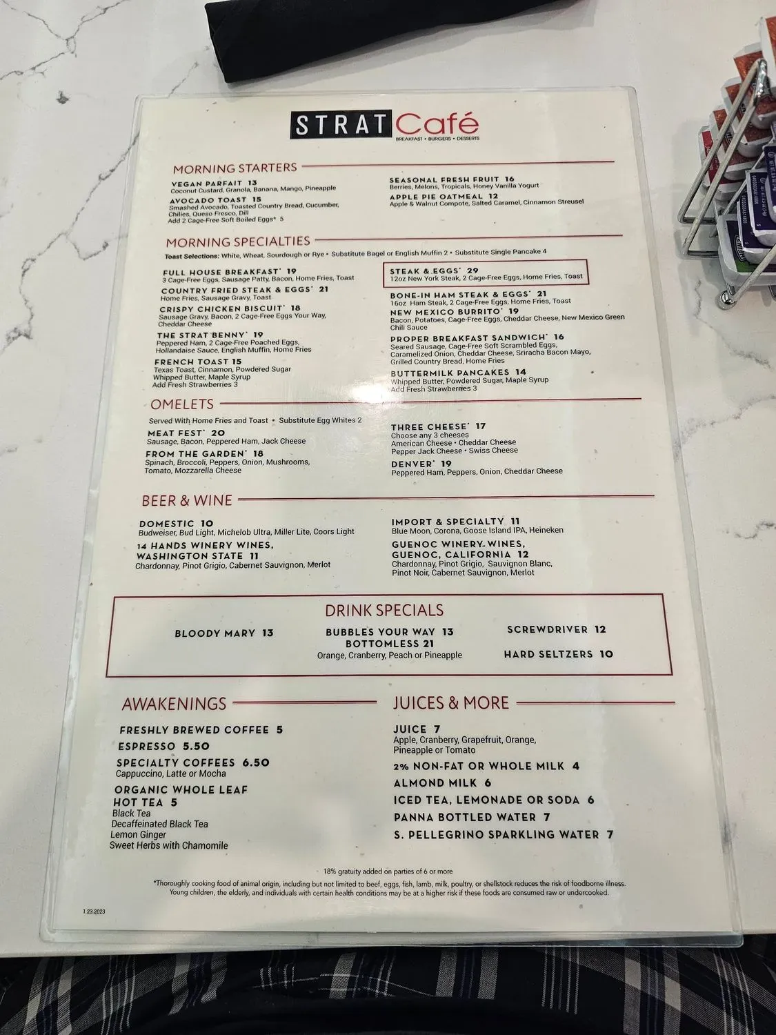 Menu 5