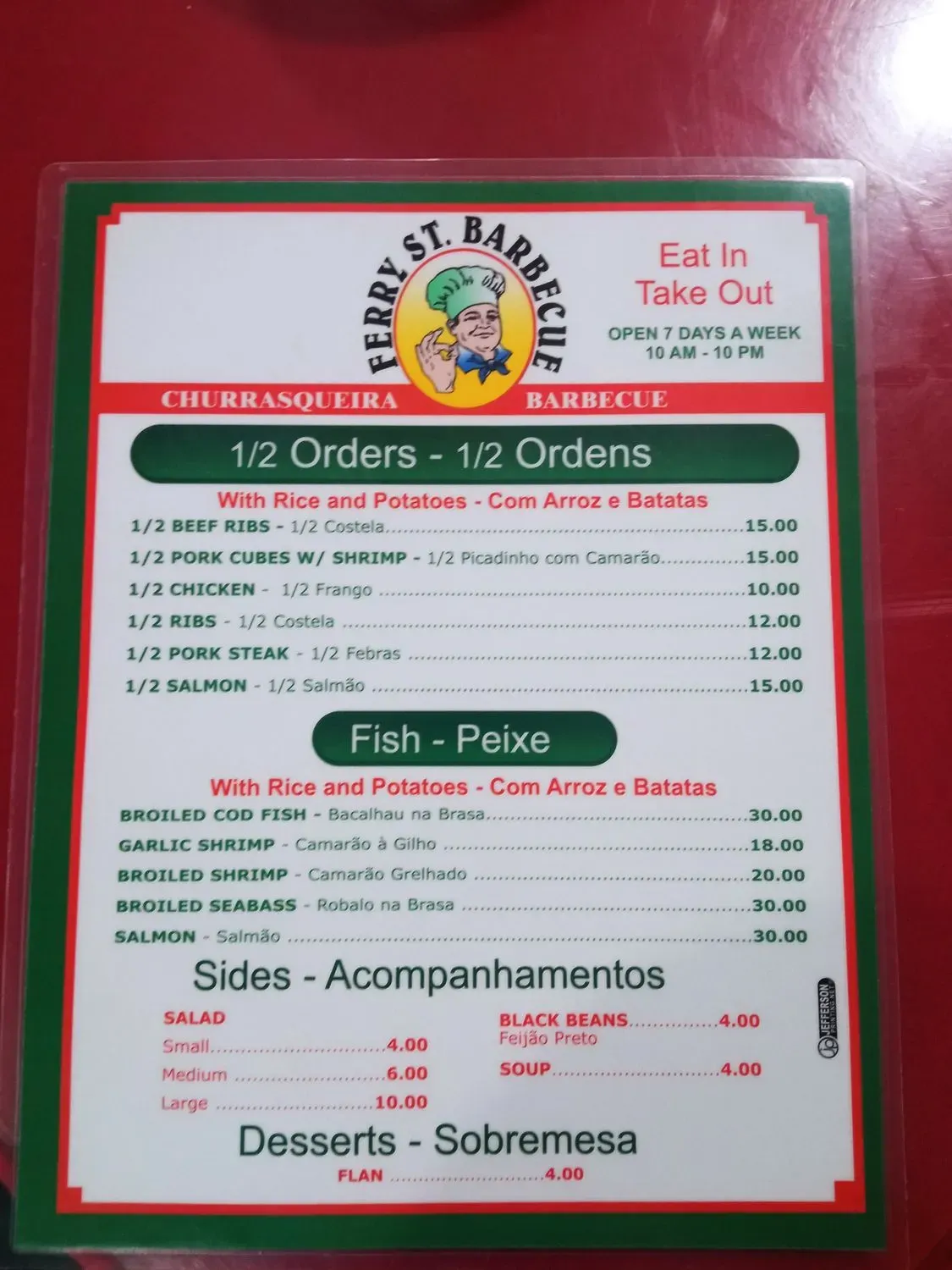 Menu 5