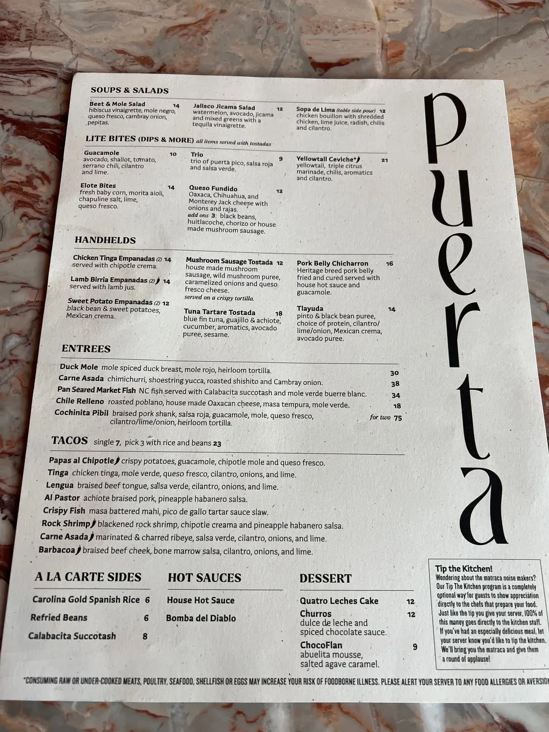 Menu 6