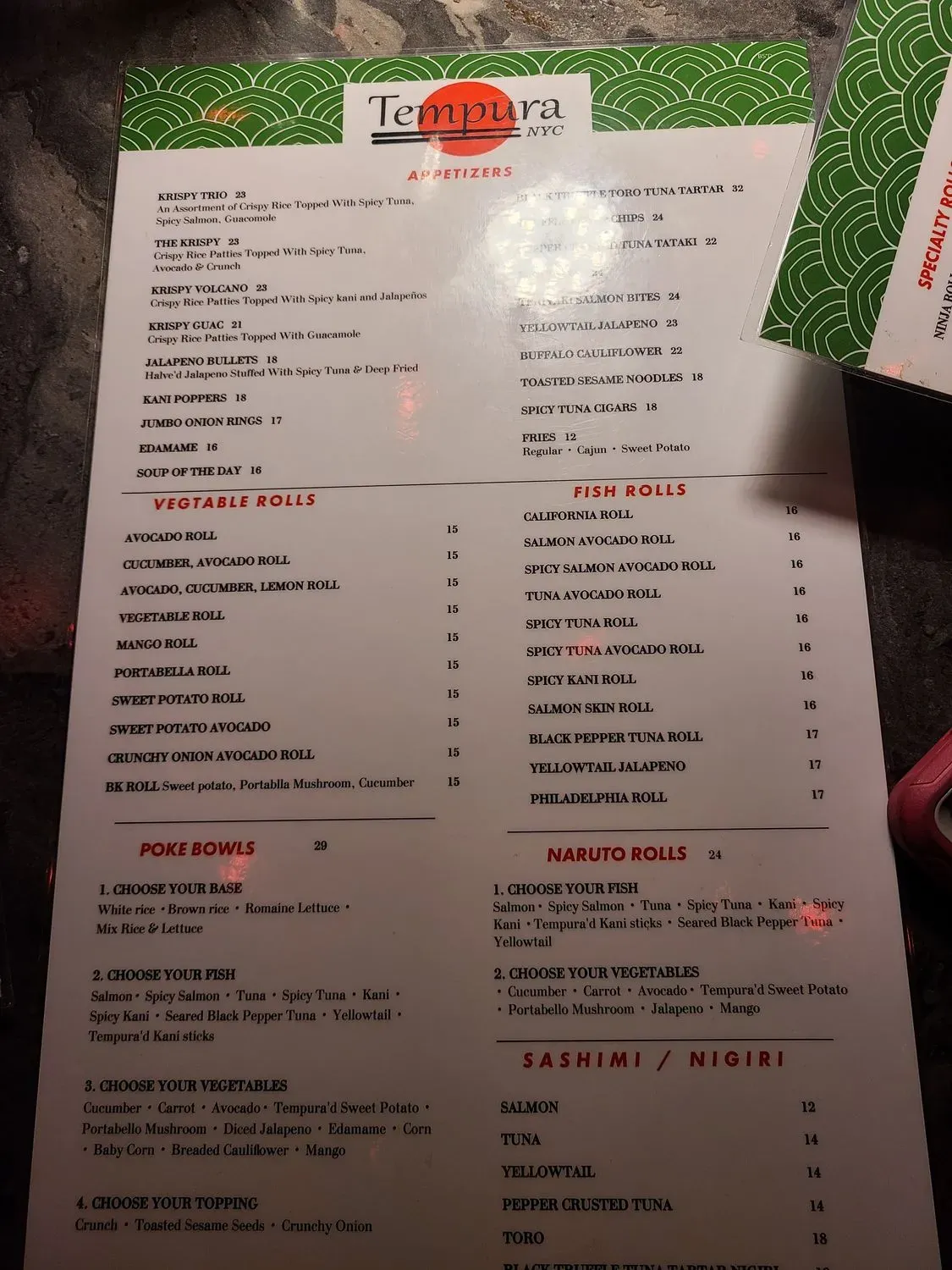 Menu 4