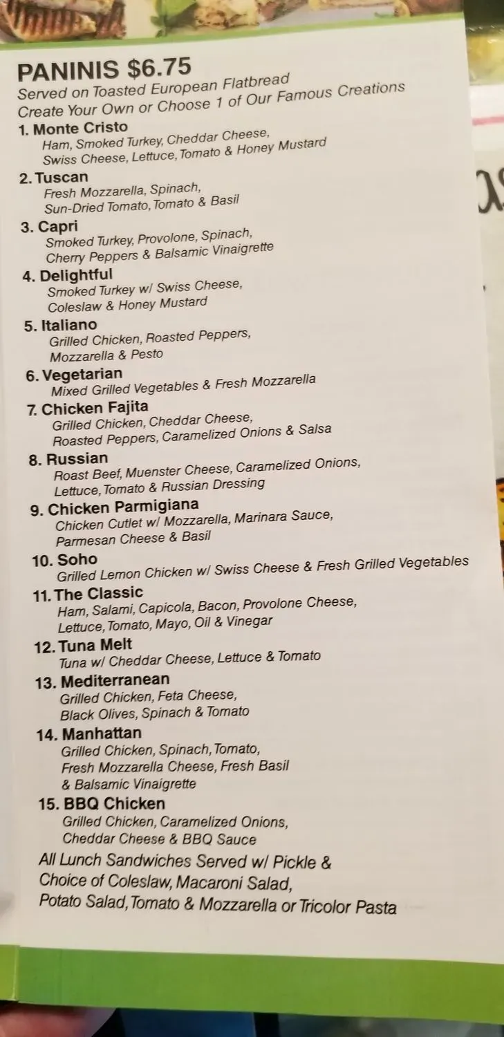 Menu 6