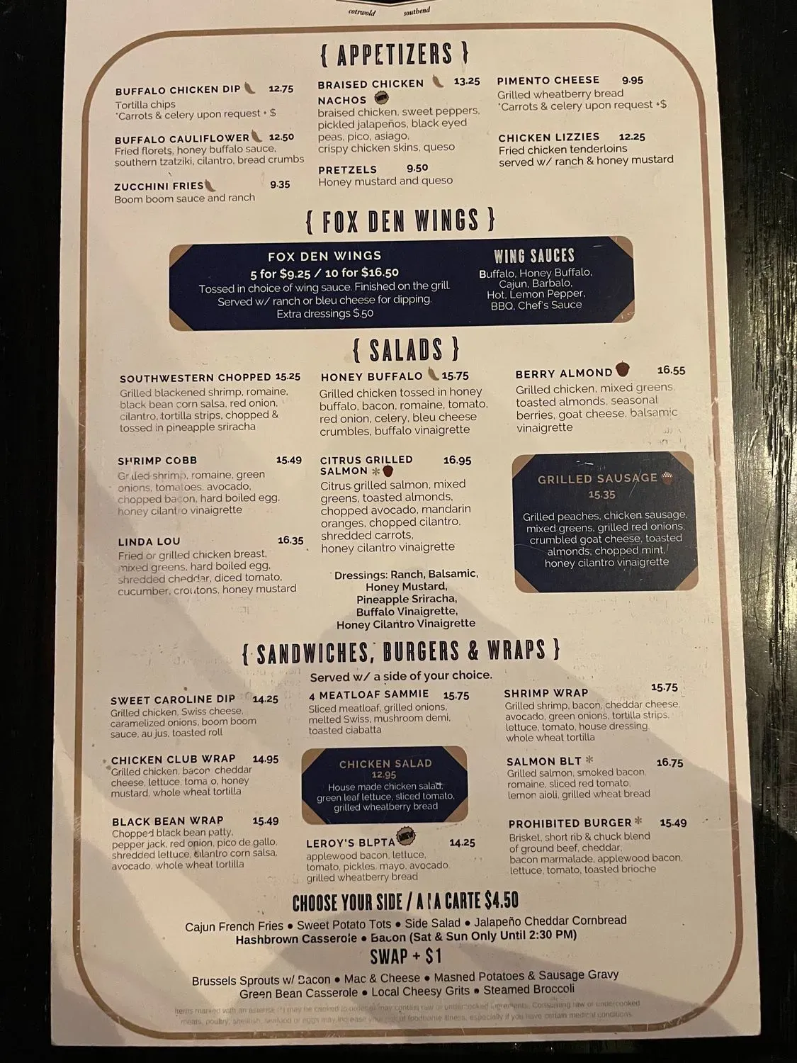 Menu 3