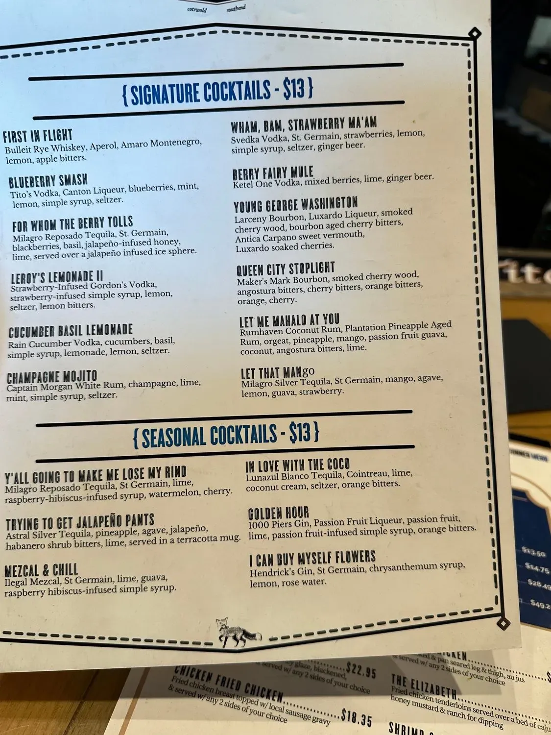 Menu 5