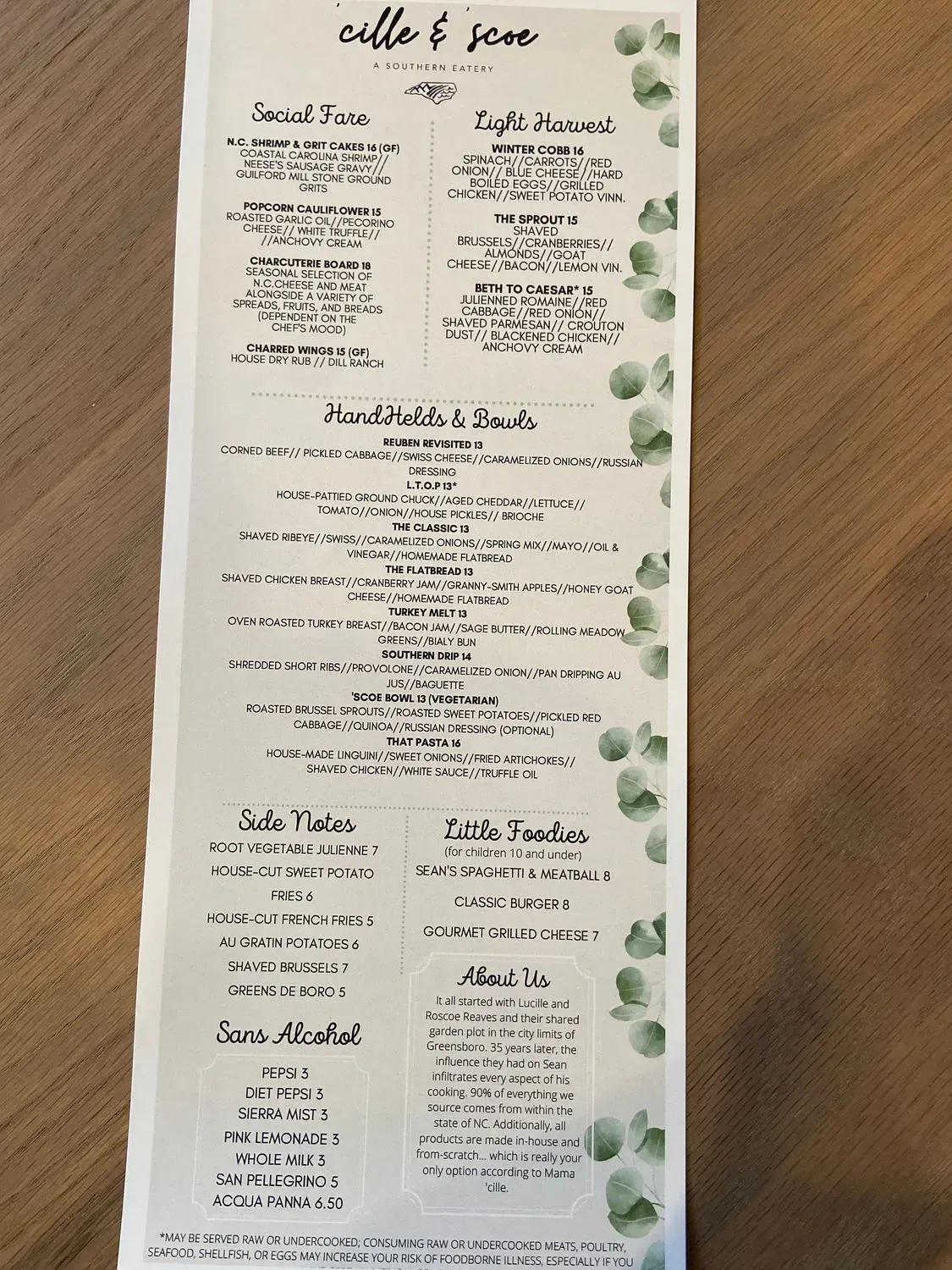 Menu 6