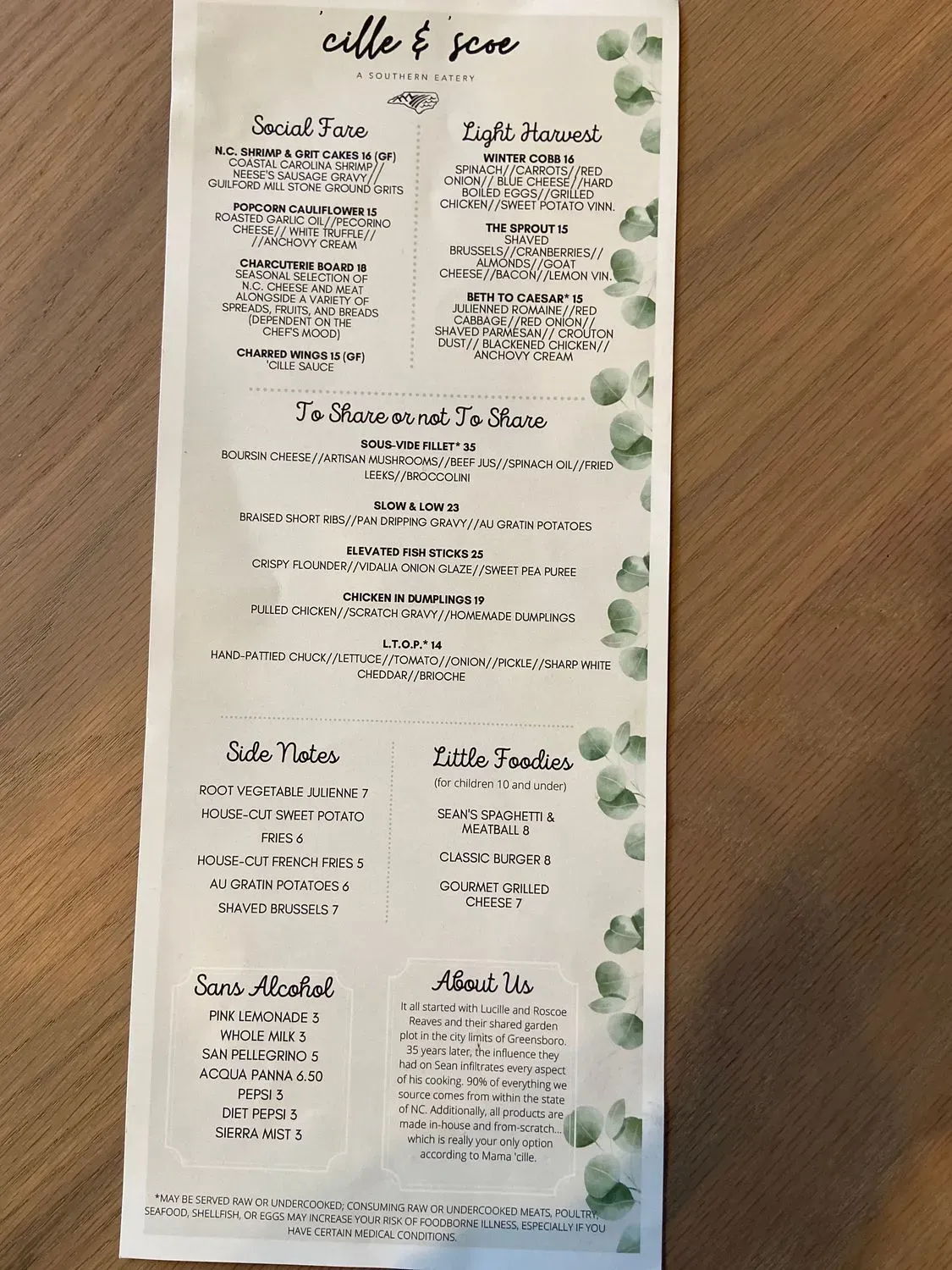 Menu 6