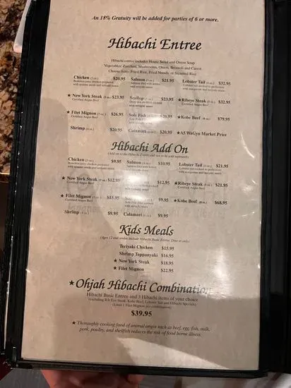 Menu 5