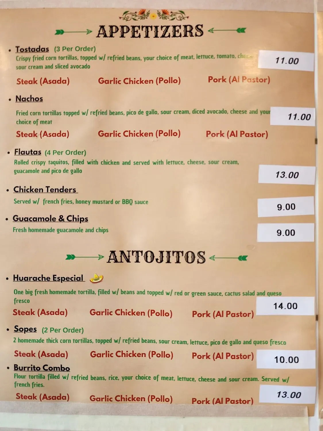 Menu 3