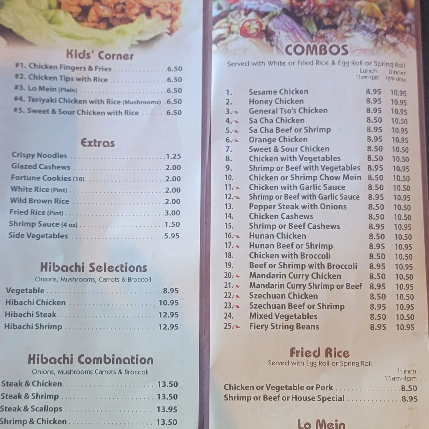 Menu 2